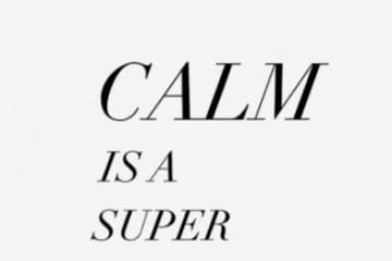 visuel calm is a super