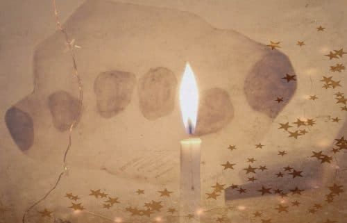 bougie rituel funéraire